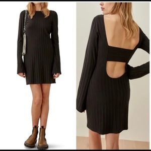 Reformation Black Dress